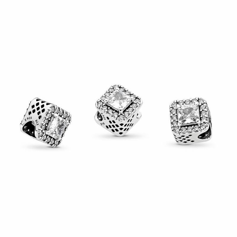 Pandora Geometric Radiance Charm Outlet NZ, Sterling Silver (183675-MOZ)